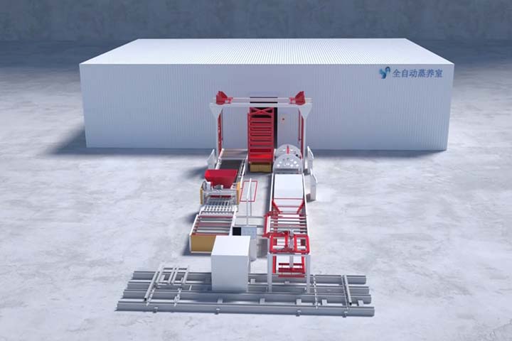 太原全自動(dòng)蒸養(yǎng)室三維動(dòng)畫(huà)